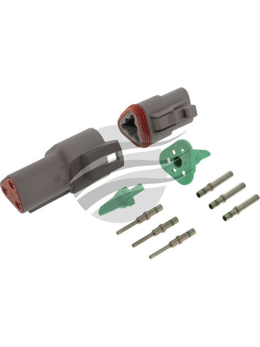 Deutsch Dt Series 3 Way Connector Kit [ref Narva 57423BL] DT3-1 Weatherproof Connectors Deutsch - Micks Gone Bush