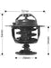 Dayco Thermostat DT46E Dayco - Micks Gone Bush
