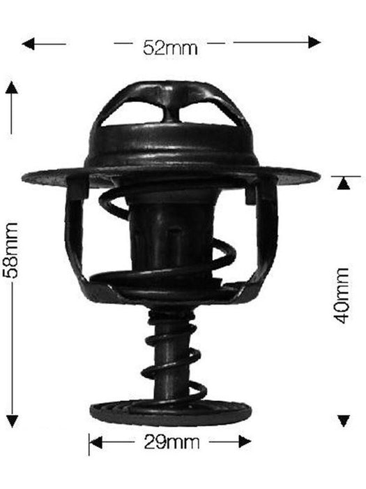 Dayco Thermostat DT50A Thermostats Dayco - Micks Gone Bush