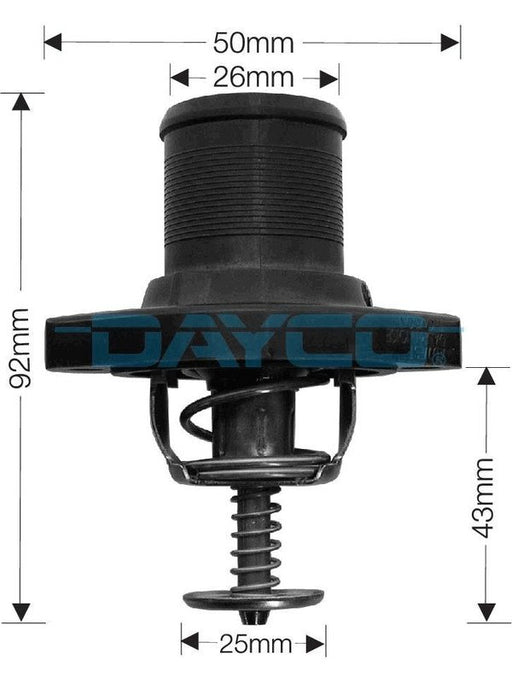 Dayco Thermostat Housing 89C DT94G Water Neck & Thermostat Housings Dayco - Micks Gone Bush