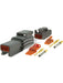 Deutsch Dtm Series 2 Way Connector Kit Incl Gold Terminals And Wedges DTM2 Weatherproof Connectors Deutsch - Micks Gone Bush