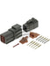 Deutsch Dtm Series 6 Way Connector Kit Incl Gold Terminals And Wedges DTM6 Deutsch - Micks Gone Bush