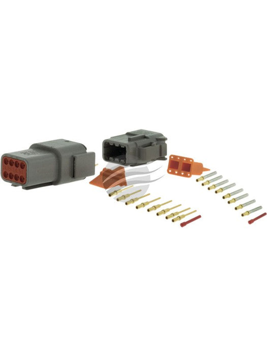 Deutsch Dtm Series 8 Way Connector Kit Incl Gold Terminals And Wedges DTM8 Weatherproof Connectors Deutsch - Micks Gone Bush