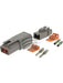 Deutsch Dtp Series 2 Way Connector Kit Incl Terminals And Wedges DTP2-1 Deutsch - Micks Gone Bush