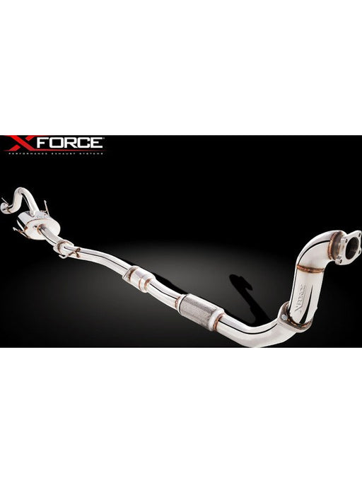 XForce 3 Turbo Back System w/ Metallic Cat Con 409 Stainless E4-HC01-WC-TBS Xforce - Micks Gone Bush