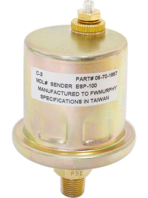 Murphy Pressure Sender 100Psi 1/8In Fits E65-Egs21P100 E65-ESP100 Others MURPHY - Micks Gone Bush