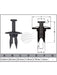 Jaylec Pack 10 Automotive Fastener Universal Black Plastic EAF0004-10 Fasteners Jaylec - Micks Gone Bush