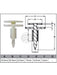 Jaylec Pack 100 Automotive Fastener Universal White Plastic EAF0013-100 Fasteners Jaylec - Micks Gone Bush