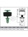 Jaylec Pack 10 Automotive Fastener Universal White Plastic EAF0024-10 Fasteners Jaylec - Micks Gone Bush