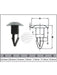 Jaylec Pack 10 Automotive Fastener Universal Black Plastic EAF0025-100 Fasteners Jaylec - Micks Gone Bush