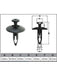 Jaylec Pack 10 Automotive Fastener Universal Black Plastic EAF0038-10 Fasteners Jaylec - Micks Gone Bush