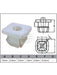Jaylec Pack 10 Automotive Fastener Universal White Plastic EAF0157-10 Fasteners Jaylec - Micks Gone Bush