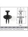 Jaylec Pack 100 Automotive Fastener Gm Black Plastic EAF0303-100 Fasteners Jaylec - Micks Gone Bush