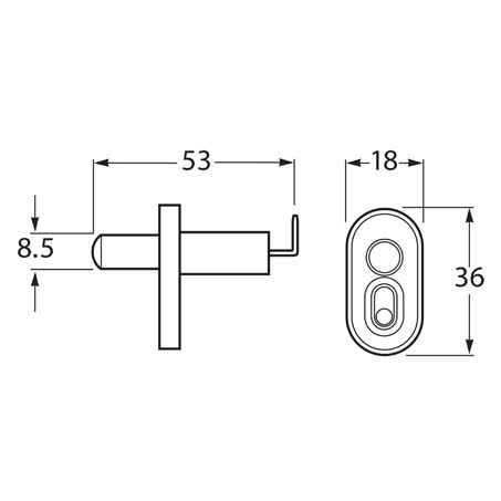 Hella Door Light Switch Off Mom On Spst 2A 12V Part No. 4553 SWITCH HELLA - Micks Gone Bush
