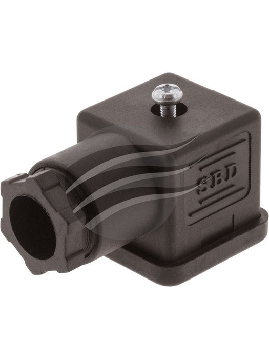 Jaylec Din Connector Square Type "A" 2 Pole With Common Earth, Black ECH0151 Wire Connectors Jaylec - Micks Gone Bush