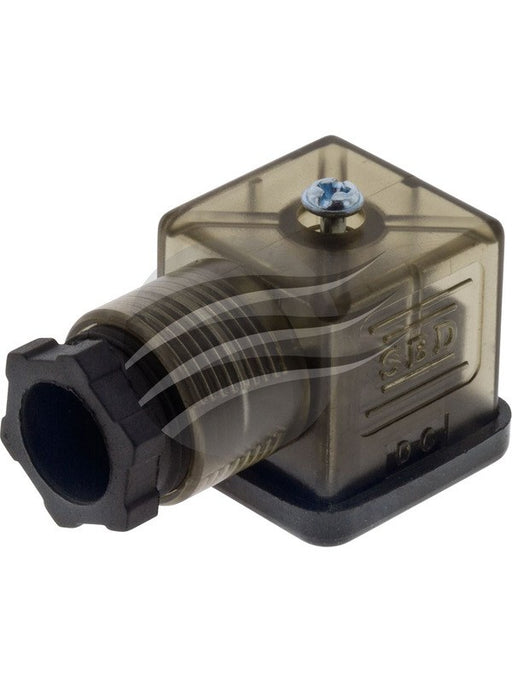 Jaylec Din Connector Square Type "A" 24V w/ LED 2 Pole w/ Common Earth ECH0153 Wire Connectors Jaylec - Micks Gone Bush