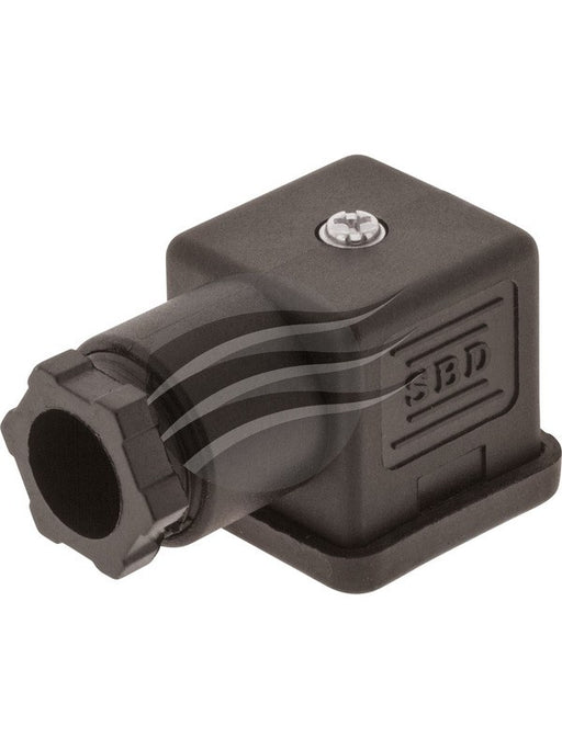 Jaylec Din Connector Square Type "A" 3 Pole With Common Earth, Black ECH0157 Wire Connectors Jaylec - Micks Gone Bush