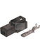 Jaylec Pack 10 Qc Connector Housing & Terminals Male 1 Way Black ECH3125B Wiring Connector Replacement Parts Jaylec - Micks Gone Bush