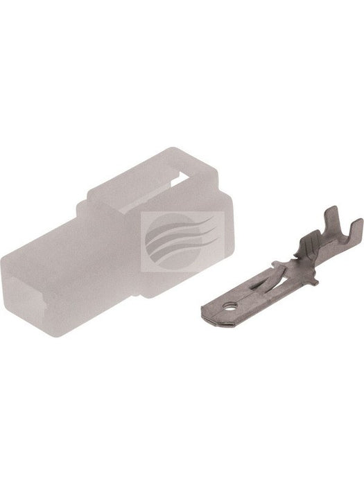 Jaylec QC Connector Housing w/ Terminals Male[ref Narva 56251] Pack 10 ECH3125 Wiring Connector Replacement Parts Jaylec - Micks Gone Bush