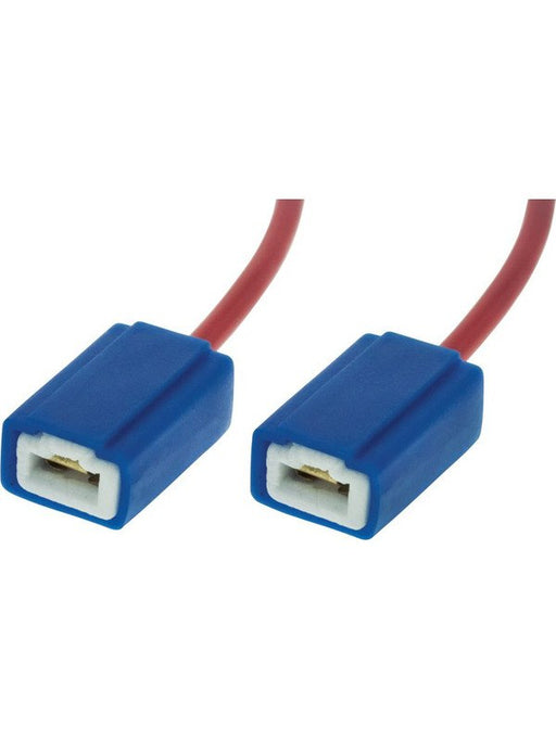 Jaylec Headlight Connector H1, H3 Prewired w/ 100mm Wire Pack 2 Socket ECH3151 Wire Connectors Jaylec - Micks Gone Bush