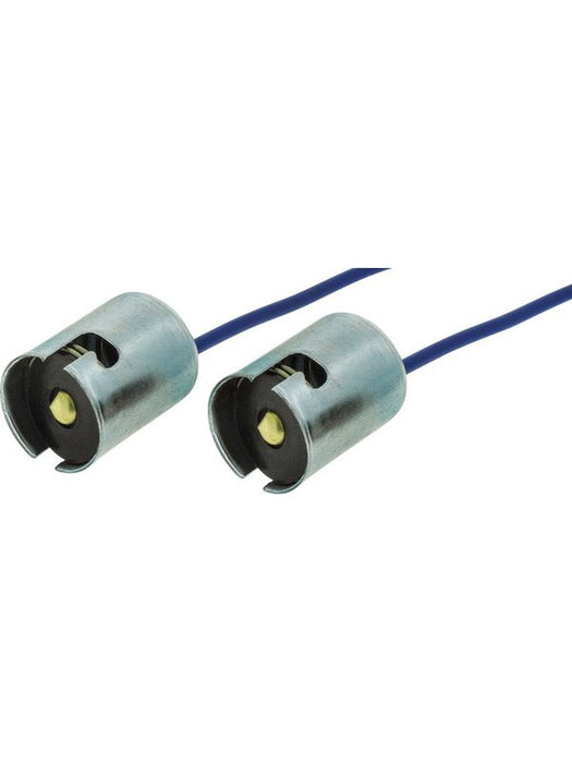Jaylec Globe Holder Ba15S Prewired With 100mm Wire Pack 2 Socket ECH3156 Light Bulb Sockets Jaylec - Micks Gone Bush