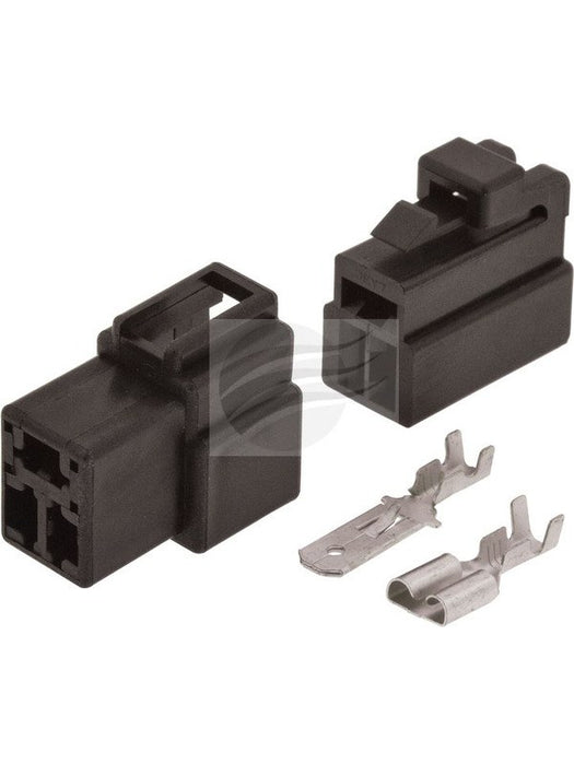 Jaylec Pack 1 Qc Connector Housing Kit 3 Pole Black Male & Female ECH3250B Wiring Connector Replacement Parts Jaylec - Micks Gone Bush