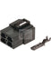 Jaylec Pack 10 Qc Connector Housing & Terminals Male 4 Way Black ECH3425B Wiring Connector Replacement Parts Jaylec - Micks Gone Bush