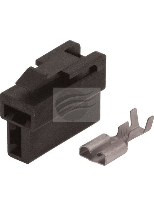 Jaylec Pack 10 Qc Connector Housing & Terminals Female 2 Way Black ECH4225B Wiring Connector Replacement Parts Jaylec - Micks Gone Bush