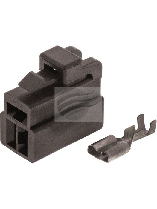 Jaylec Pack 10 Qc Connector Housing & Terminals Female 3 Way Black ECH4325B Wiring Connector Replacement Parts Jaylec - Micks Gone Bush