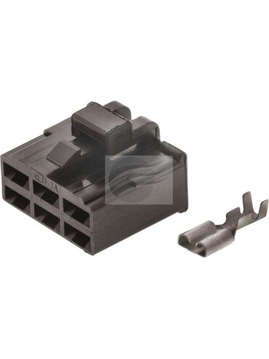 Jaylec Pack 10 Qc Connector Housing & Terminals Female 6 Way Black ECH4625B Wiring Connector Replacement Parts Jaylec - Micks Gone Bush