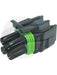 Delphi Pack 5 Connector Housing 4 Way Female Weatherpack Square Use ECH5798 Wiring Connector Replacement Parts Delphi - Micks Gone Bush