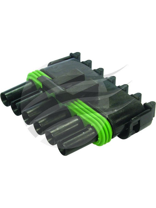 Delphi Pack 5 Connector Housing 6 Way ECH5799 Wiring Connector Replacement Parts Delphi - Micks Gone Bush