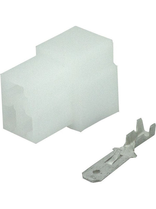 Jaylec Pack 10 Qc Connector Housing w/ Terminals Male 3 Way No Locking ECH6003 Wiring Connector Replacement Parts Jaylec - Micks Gone Bush