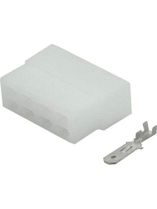 Jaylec Pack 10 Qc Connector Housing w/ Terminals Male 8 Way No Locking ECH6008 Wiring Connector Replacement Parts Jaylec - Micks Gone Bush