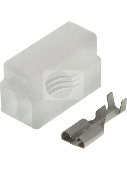 Jaylec Pck 10 Qc Connector Housing w/ Terminals Female 3 Way No Locking ECH6013 Wiring Connector Replacement Parts Jaylec - Micks Gone Bush