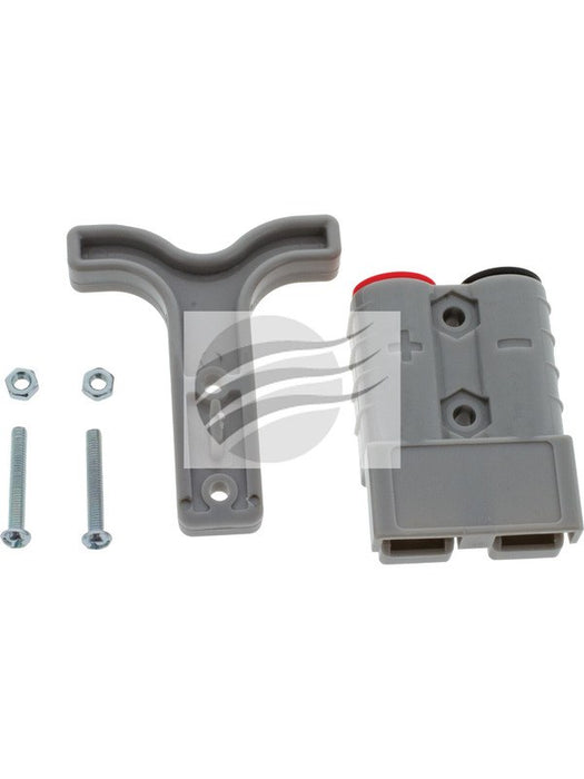 Jaylec Grey 50Amp Connector Kit w/ Handle Terminals & Plugs Pack of 1 ECH9051 Electrical Connectors Jaylec - Micks Gone Bush