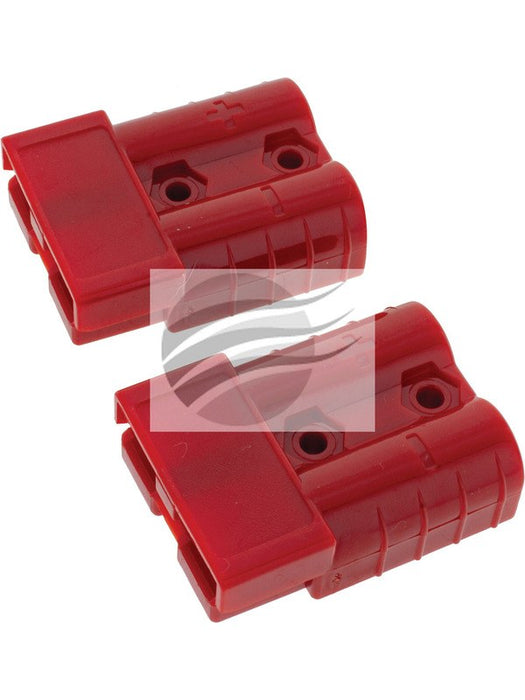 Jaylec Red 50Amp Connectors With Terminals Pack of 2 ECH9052 Electrical Connectors Jaylec - Micks Gone Bush