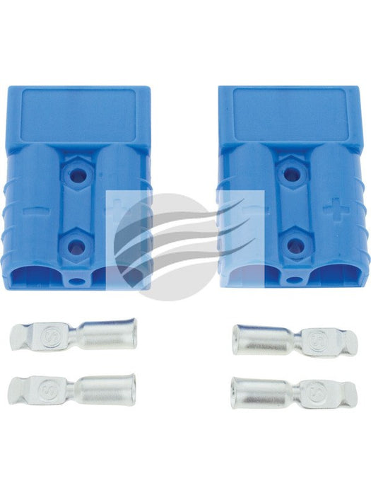 Jaylec Blue 50Amp Connectors With Terminals Pack of 2 ECH9053 Electrical Connectors Jaylec - Micks Gone Bush