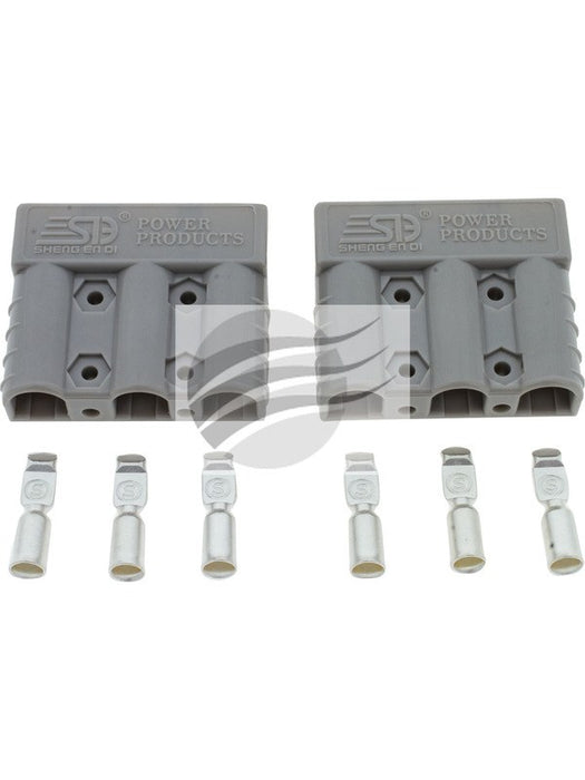 Jaylec Grey 3 Way 50A Connectrs w/ Terminals Pack of 2 ECH9060 Others Jaylec - Micks Gone Bush
