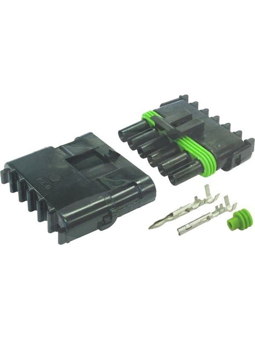 Delphi Connector Kit 6 Way W-Pack Includes Terminals And Seals Ewp-06K ECH9706 Wire Connectors Delphi - Micks Gone Bush