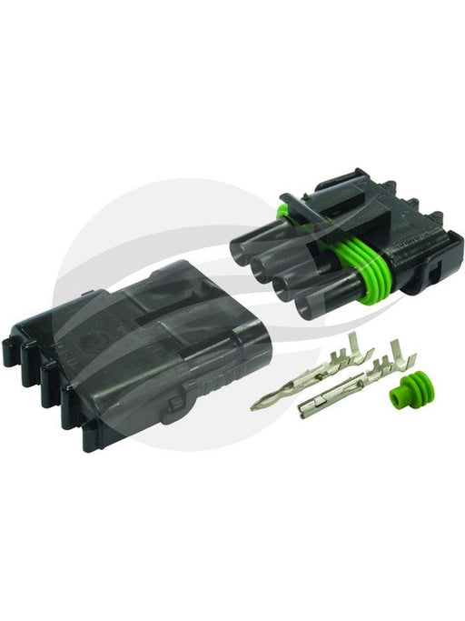 Delphi Connector Kit 4 Way Fl [ref Narva 56474BL] ECH9734 Wire Connectors Delphi - Micks Gone Bush