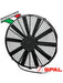 SPAL Automotive Fan 16" Straight 24V Puller SPAL Automotive Airflow 2480M3/H 5.5Amps EF3520 Fans SPAL Automotive - Micks Gone Bush