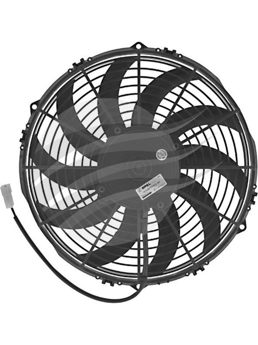 SPAL Automotive Fan 12" Skew 24V Pusher SPAL Automotive Airflow 1620M3/H 3.4Amps EF3543 SPAL Automotive - Micks Gone Bush