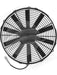 SPAL Automotive Fan 14" Straight 12V Pull SPAL Automotive Airflow 2430 M3/H 15 Amps EF3647 Fans SPAL Automotive - Micks Gone Bush