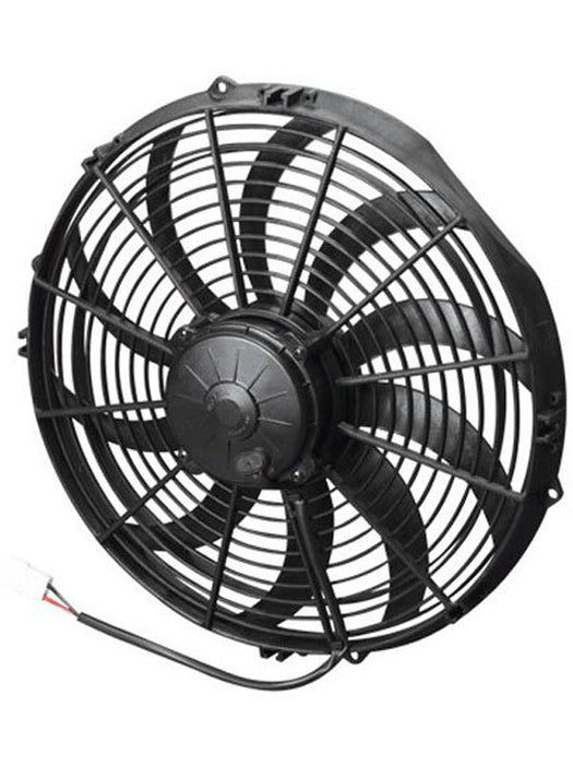 Spal Puller Fan 14" Skew Blade 12V 1864 CFM Airflow 3030 m3/H 19.6 Amps EF3657 SPAL Automotive - Micks Gone Bush
