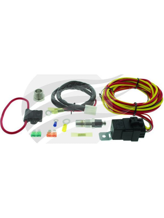 SPAL Automotive Temp Switch Fan Trigger 12V 85C On - 74 C Off 44046 Npt Incs Relay EF3690 Fan Switches SPAL Automotive - Micks Gone Bush