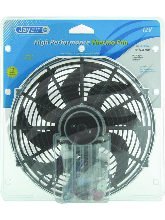Jayair Fan 14" 12V Skew Blade Reversible 3480 M3/H EF9657 Jayair - Micks Gone Bush