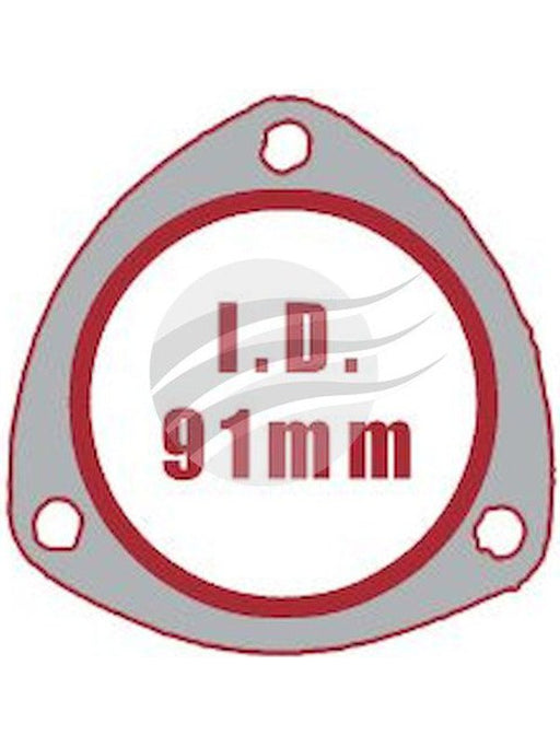 Aunger Exhaust Gasket 3 1/2" 3 Bolt Collector Gasket Dsf EFG602RST-10 Aunger - Micks Gone Bush