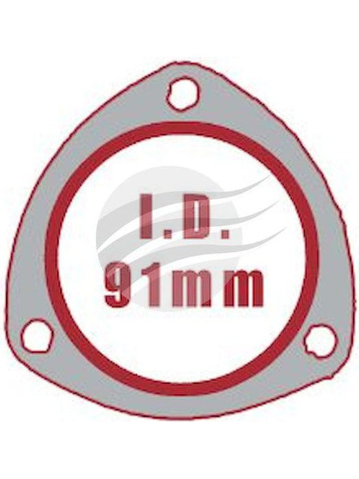 Aunger Exhaust Gasket 3 1/2" 3 Bolt Collector Gasket Dsf EFG602RST-10 Aunger - Micks Gone Bush