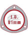Aunger Exhaust Gasket 3 1/2" 3 Bolt Collector Gasket Dsf EFG602RST-10 Aunger - Micks Gone Bush